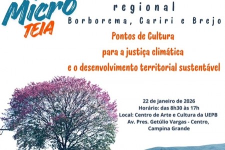 Saiba como efetuar sua inscri��opara o encontro Micro Teia Regional da Borborema, Cariri e Brejo